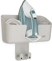[Joseph Joseph] Ironhub Wall Mounted Iron Holder And Jug Storage Organiser With Adjustable Ironing Board Hanger, And Heat-Resistant Iron Pad