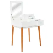 Dressing Table with Mirror MDF 60x50x86 cm vidaXL
