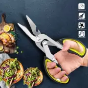 Kitchen 6 in 1 Heavy Duty Multifunctional Chicken Bone Scissors shears Fish nife