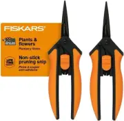Micro-Tip Pruning Snips Garden Shears - Plant Cutting Scissors with Sharp