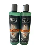 Dove Men+Care Real Bio-Mimetic Care Shampoo Revitalize, 10 oz 2 Pack
