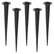 5 Pcs Lawn Lamp Socket Spikes Light Accessories Garden Ground Stake