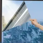 Mirror Window Film Privacy Sun Blocking Glass Sticker Reflective Film Adhesive