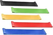 Resistance Bands For Women, Stretch Bands For Exercise, 5x Elastic Resistance Band Set, Professional Yoga Stodes For Sutirgs, Indoor Home Gym Fitness Pilates Pilates