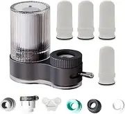 IOIUSKKU Faucet Water Filter Ensures Clean and Safe Drinking Water Flowpure Tap Water Purifier ABS Flows Pure Tap Filter Chlorine, D