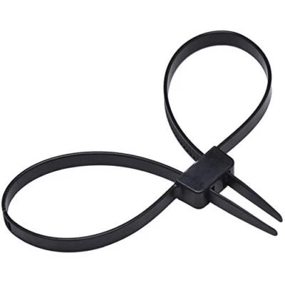 10 Pcs Heavy Duty Double Locking Zip Ties Disposable Plastic Cable Ties