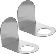 TIDTALEO 2pcs Bathroom Storage Shampoo Holder Soap Bottle Wall Holder Shampoo Bottle Metal s Hooks Wall Clothes Hanger Stainless Steel Shampoo Holder Container Handwashing Fluid