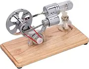 Stirling Engine Motor Model Educational Toy Low Noise Pollution Smoother Operation Stirling Scientific Physical Model for Kids Adults