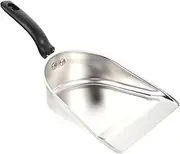 AUTSUPPL Stainless Steel Ice Scoop Heavy Duty Flour Shovel for Kitchen Bar and Restaurant Use Multifunctional Tool for Ice Beans and Dried Foods Compact and Lightweight Design
