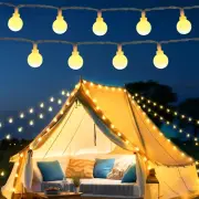 Battery Operated String Lights for Bedroom, 9.8Ft 30 LED Globe Fairy Lights for