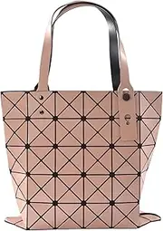 [FOSIDEY] holographic wallet, versatile geometric stitching, geometric luminous purse and tote