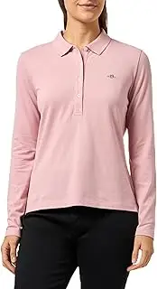[GANT] Women's Slim Shield LS Pique Polo Shirt