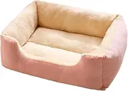 Lyaciomn Thickened Kennel, Warm Cat Kennel, Universal for All Seasons, Washable, Bite-, Small, Medium and Large Kennel C