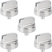 5pcs Stove Knobs Replacements, Gas Stove Range Knobs Replacements Profile Stove Knobs Gas Cooktop Profile Stove Knobs Compatible with GE Burner Stove WB03X29354, 4585908, AP6327766