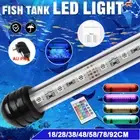 Aquarium Fish Tank Aquarium Light LED RGB Waterproof Full Spectrum Aqua Lamp AU