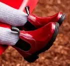 Blundstone Big Kids Chelsea Boot Size US 2 UK 1 Red Patent Leather New