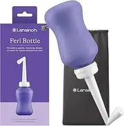Lansinoh Peri Bottle for Gentle Postpartum Care and Cleansing, 12.2 Ounces, Purple