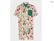 Peter Alexander Men's Grinch Shortie Pyjama Set - Size XXXL