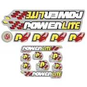 Powerlite - P61 Chrome decal set - old school bmx
