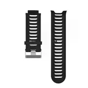Solid Color Silicone Wrist Strap for Garmin Forerunner 910XT(Black)