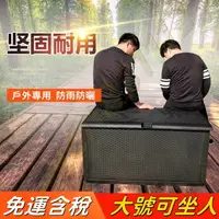 在飛比找樂天市場購物網優惠-戶外專用 室外陽台櫃 園藝工具櫃 防水防曬防塵儲物塑料箱 收