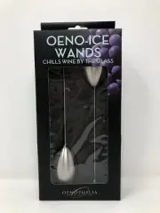 Oenophilia Oeno-Ice Wands Set of 2 | Chills Wine by the Glass | Item#107650-NEW