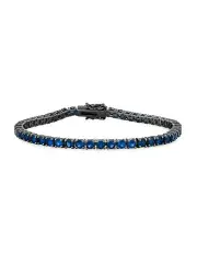 [SALLY SKOUFIS] Rebel Bracelet with Sapphires in Blue
