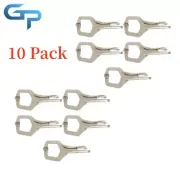 10 Pack 11" Adjustable Locking C-Clamp Pliers Grip With Swivel Pad Vise Jaws
