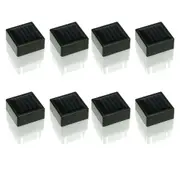 8pcs Solar Powered Fence Post Cap Lights Pool LED Lamp Garden Yard Light Outdoor Decor -White
