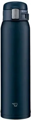 ZOJIRUSHI SM-SD60 Water Bottle Flip-open Stainless Mug Navy 600ml