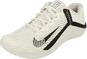 [Nike] Unisex-Adult Metcon 6 Soccer Shoe, White/Black, 14
