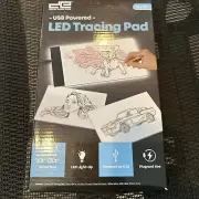 LED Light Tracing Pad - Mini Portable USB Powered 5.8"x8.3" Plug & Use BRAND NEW
