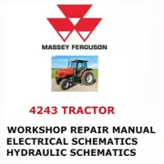 MASSEY FERGUSON 4243 TRACTOR MANUAL REPAIR SHOP SERVICE PDF