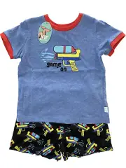 NEW! Peter Alexander Boys Pyjama Set - Game On Water Gun - Size 2