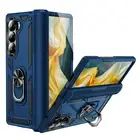Rugged Magnetic Kickstand Case For Samsung Galaxy Z Fold6 5 4 3 Screen Protector