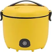 Mini Rice Cooker, 2L Non Stick 450W Small Portable Rice Cooker for 1-3 People, One Key Operation, Easy to Clean, Multifunction Travel Personal Rice Maker for Grains, Oats, Oatmeal