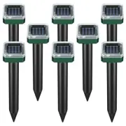 8 Pack Ultrasonic Snake Repellent Solar Snake Repellent for Outdoors G5J58524