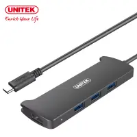 在飛比找博客來優惠-UNITEK Type-C 轉HDMI 3port Hub 