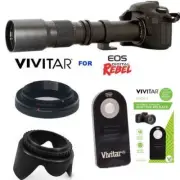 HD 500MM TELE ZOOM LENS + REMOTE FOR CANON EOS 5D 7D 60D 50D 30D T3 T6 T7 T5i 6D