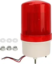 MUNEFE LED Rotating Strobe, LED Rotating Strobe Warning Light, Industrial Beacon Warning Lights Suitable for Indoor Outdoor (120dB) (24V)