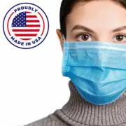 Face Mask Medical Surgical Dental Disposable 3-Ply Earloop Mouth Cover 50 PCS