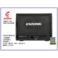 在飛比找蝦皮購物優惠-【恩亞音響】燕聲ENSING ESY-500藍芽卡拉OK小音