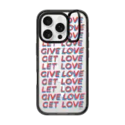 iPhone 16 Pro Impact Ring Stand Case MagSafe Compatible LOVE by samantha hahn
