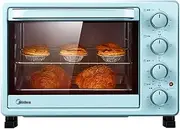 Toaster Oven Mini Oven Household Multifunctional 25L Capacity 60-230°C Precise Temperature Control 0-60min Timer Tart Bread Pizza Baking Halogen ovens/13291