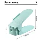 Adjustable Storage Double Thickened Shoe Rack Organizer Shoe Cabinet Shelf _cu