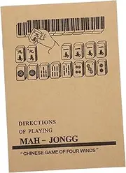 Totority Beginner's Set for Boys and Girls Mahjong Board Game with Instructions Book