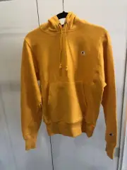Champion Reserve Weave Hoodie Men Size XS Gold RRP 119.99 BNWT