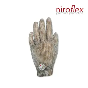 niroflex 不鏽鋼絲編織防割手套-支 2000-M 防護金屬手套 手部護具 德國製 專利金屬扣環