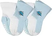 NRL Cronulla-Sutherland Sharks Infant Non Slip Crew Supporter Socks | 4 pairs | National Rugby League 4pr