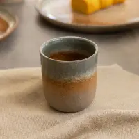 在飛比找momo購物網優惠-【YU Living 信歐傢居】日式漸變砂釉茶杯二件組 21
